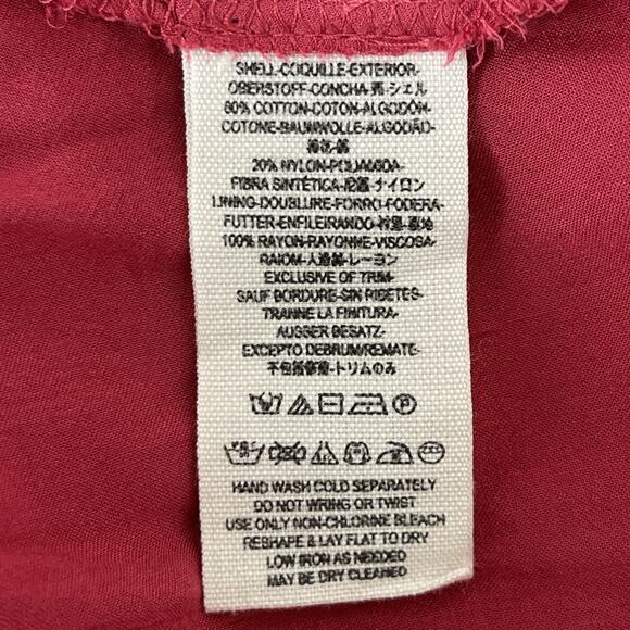 Free People Red Daisy Crochet Lace Fit & Flare Sleeveless Dress Women's Size 4 - Picture 4 of 9